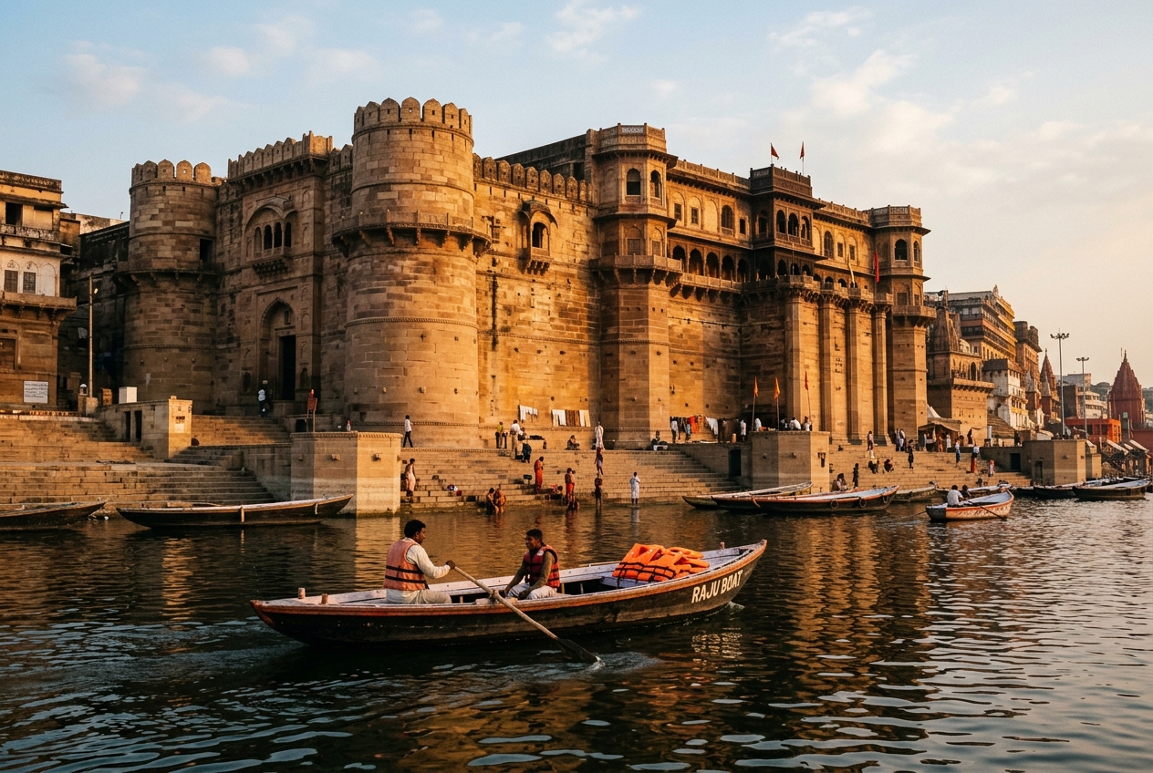 Chet Singh Ghat Boat Guide — 18th-Century Fortress from the River