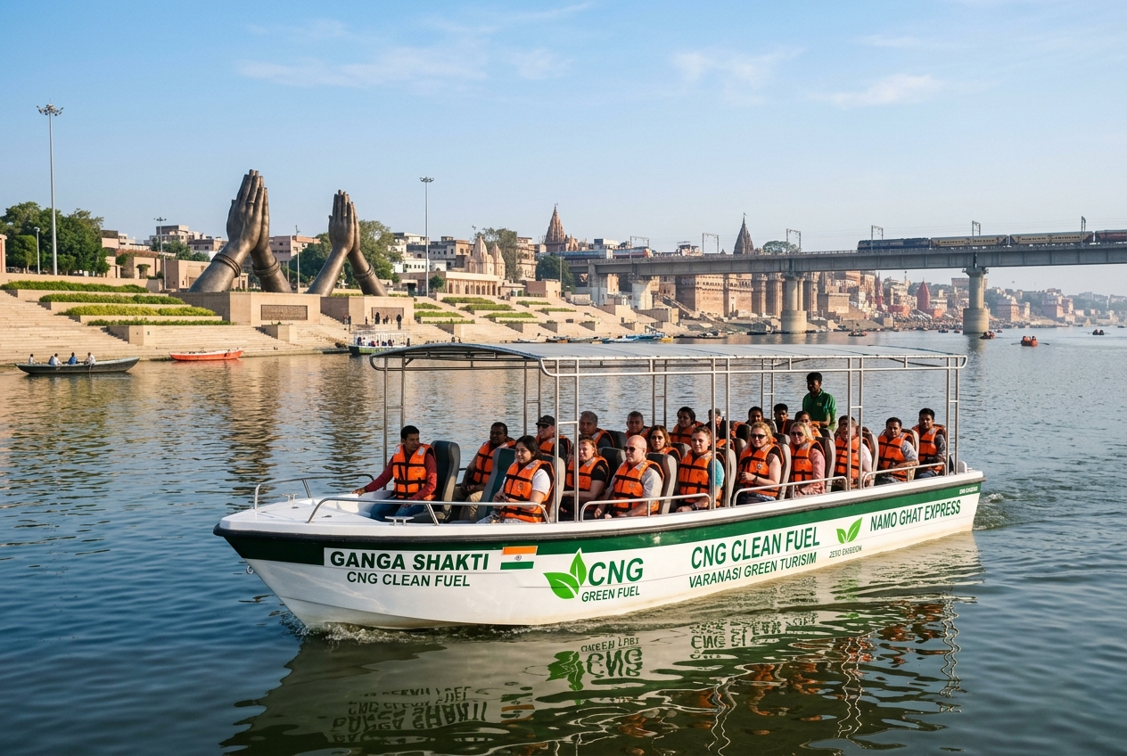 Namo Ghat Boat Ride — Northern Gateway & 84 Ghats Turnaround Cruise