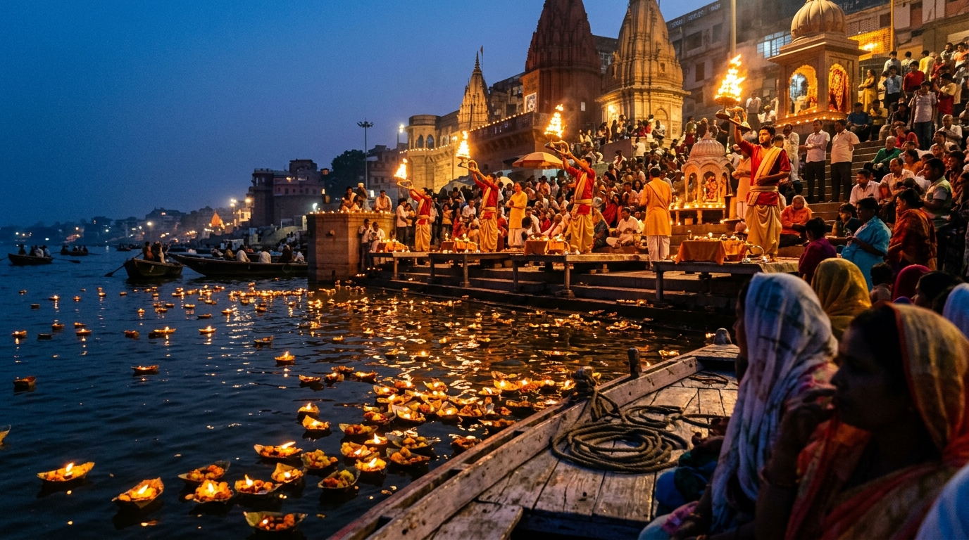 Evening Ganga Aarti Boat Ride