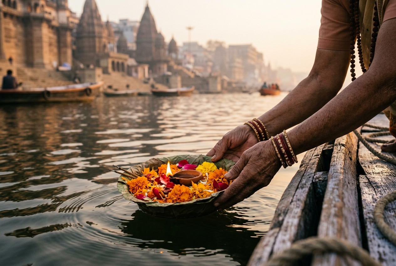 Pind Daan & Pitru Paksha Boat Service Varanasi — Ancestral Rites on Ganga